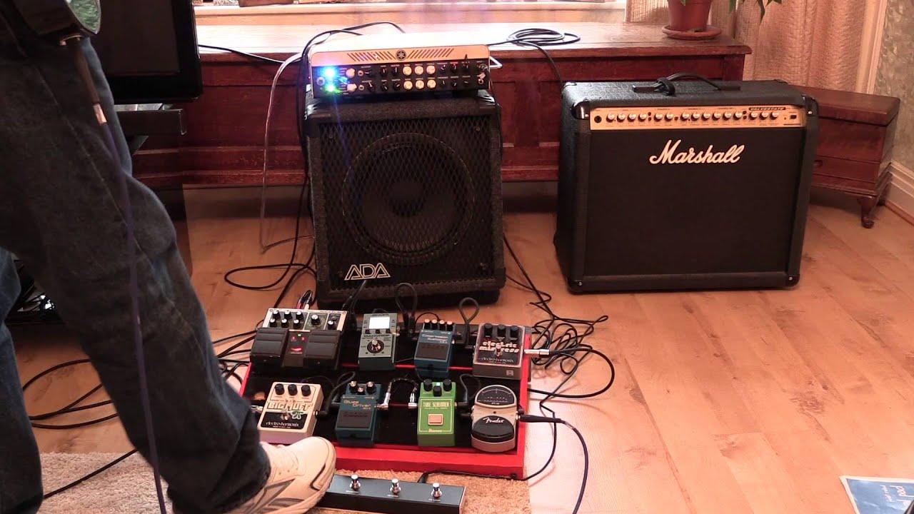 Yamaha THR100 pedals amp head test review