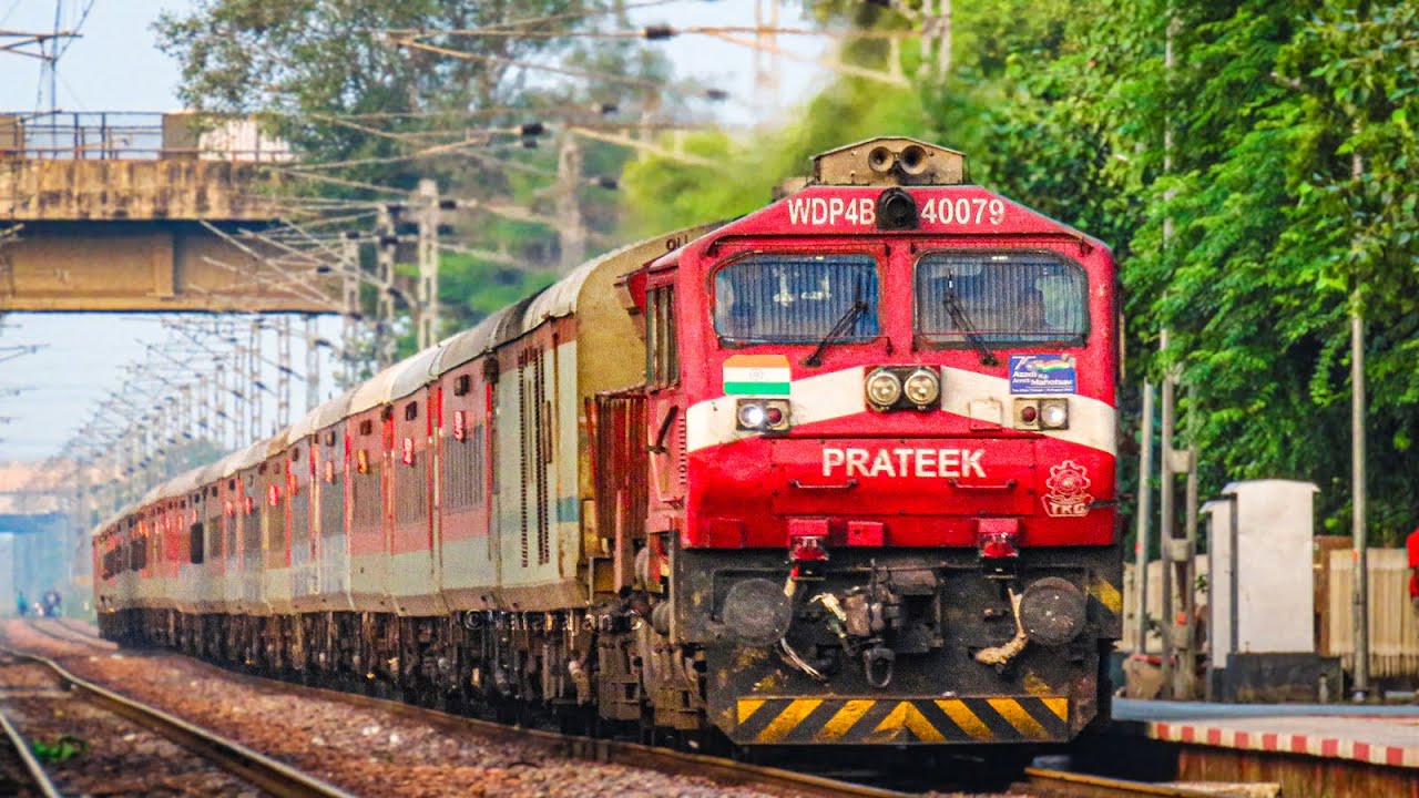 9 in 1 Train Action on Delhi - Rewari Section | High Rise Overhead Catenary Line #Indianrailways