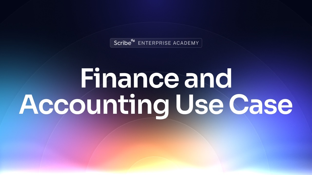 Enterprise Academy: Finance and Accounting Use Case