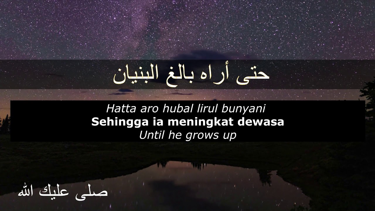 YA ADNANI SOLLA ALAIKALLAH - RABBANI | MELAYU & ENGLISH TRANSLATION