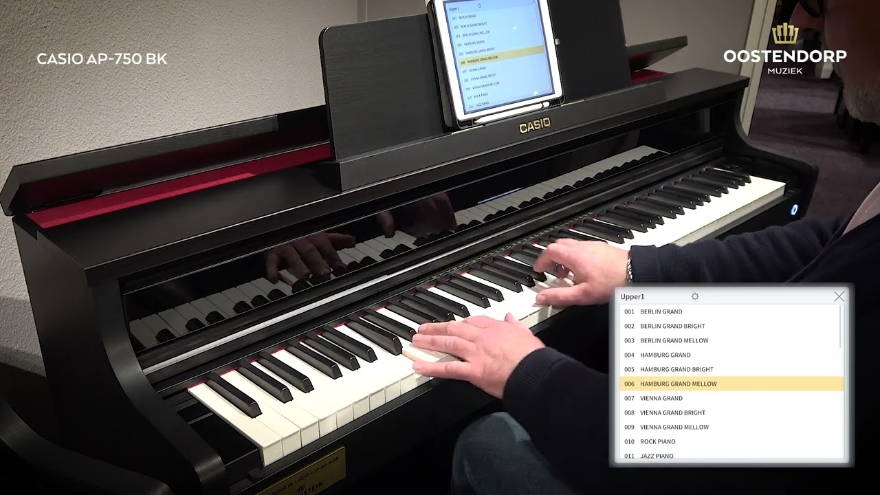 Casio AP-750 BK | Pianosound Demo