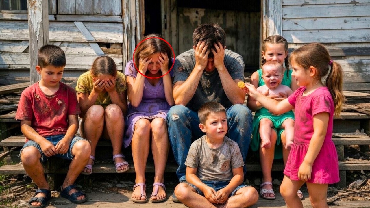 O PAI MORREU NA FESTA E OS AMIGOS SUMIRAM... DEIXANDO A VIÚVA E OS 7 FILHOS SEM TER O QUE COMER!