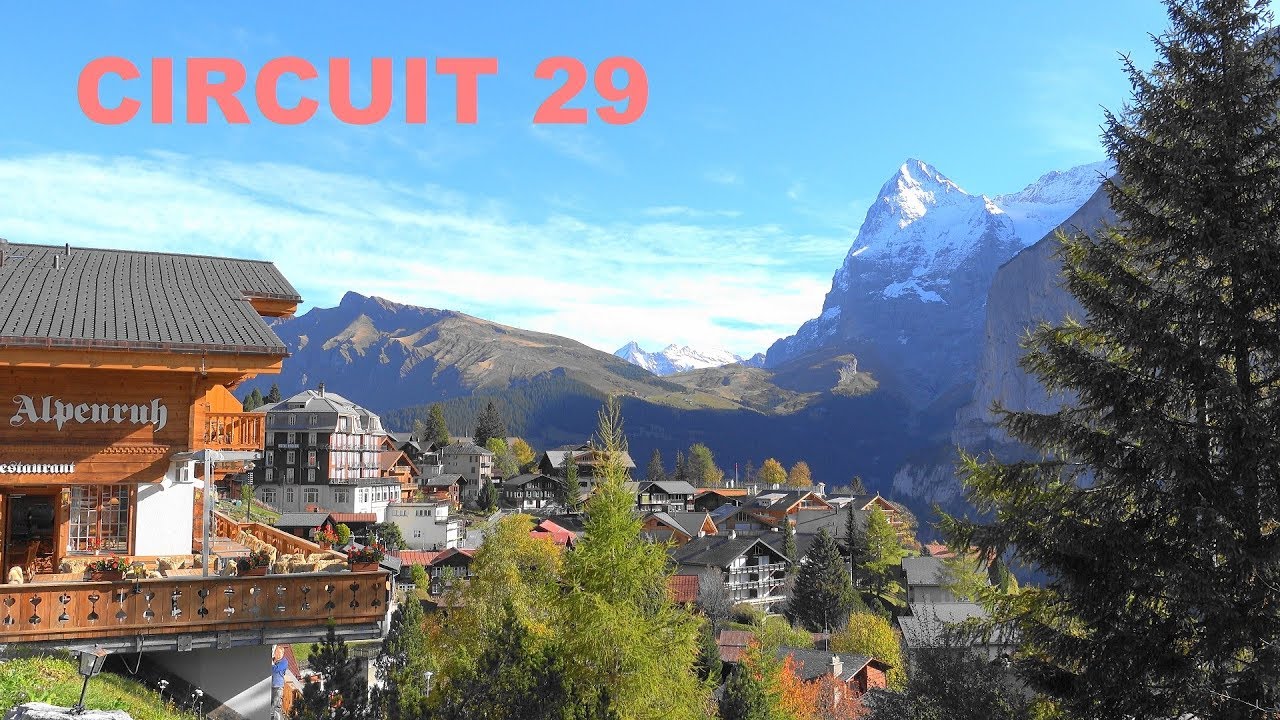 SWITZERLAND - Suiza - MURREN - Lauterbrunnen, Beatenberg, Lake Brienz, Iseltwald, Sigriswil, Gunten