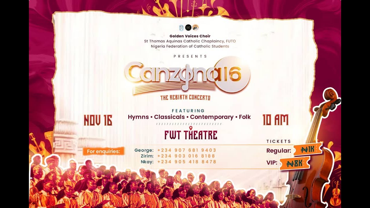 CANZONA 16 || SATURDAY, NOVEMBER 16
