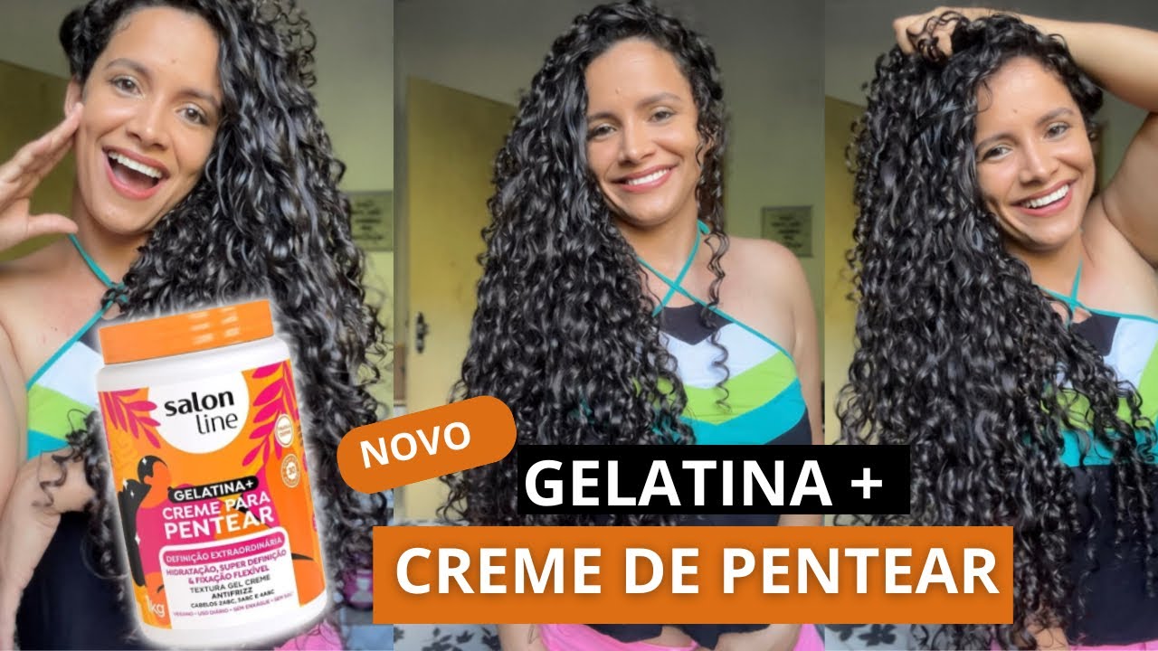Testei o novo Creme + Gelatina da Salon Line