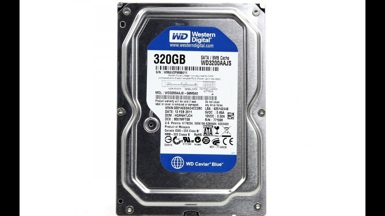 Western digital sata 320gb  wd3200aajs