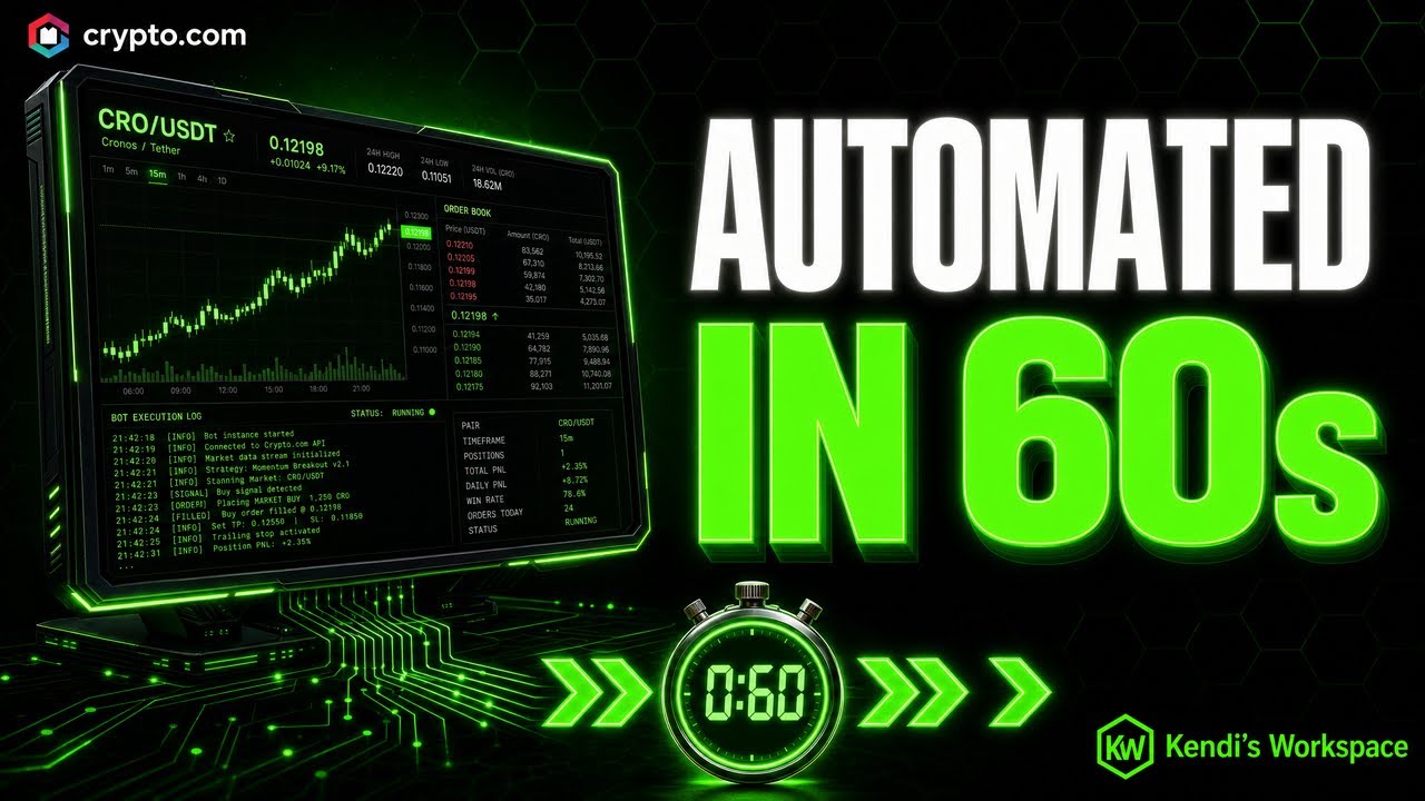 ​🚀 CRYPTO.COM AUTOMATION PIPELINE | Zero Fees + DCA Bot + F1 Trading Challenge