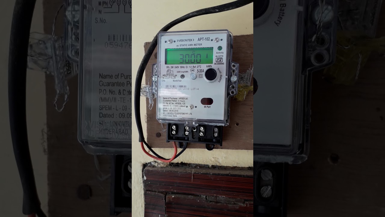 Faulty electrical energy  meter
