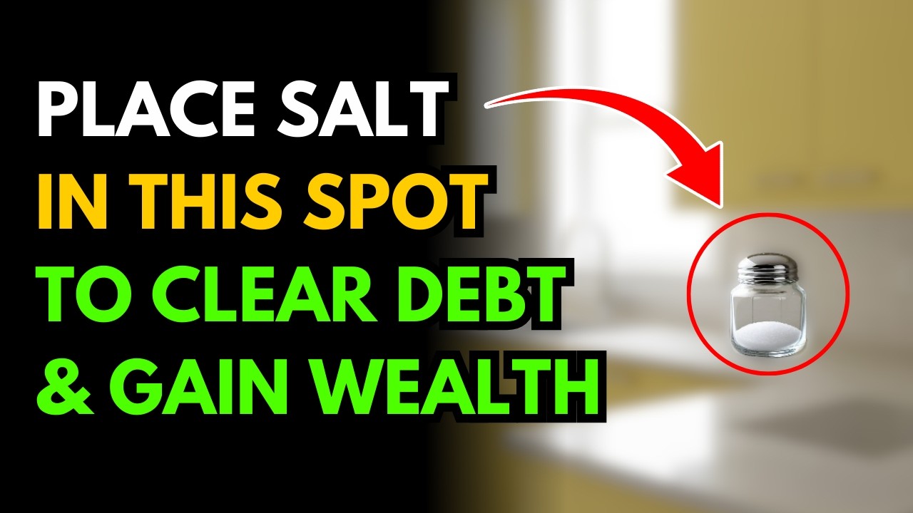 Secretly Put a Jar of Salt Here and Overnight Wealth Will Pour Into Your Home!