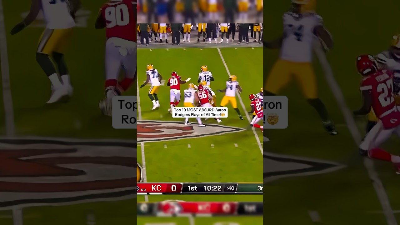 Top 10 MOST ABSURD Aaron Rodgers Plays of All Time!🤯