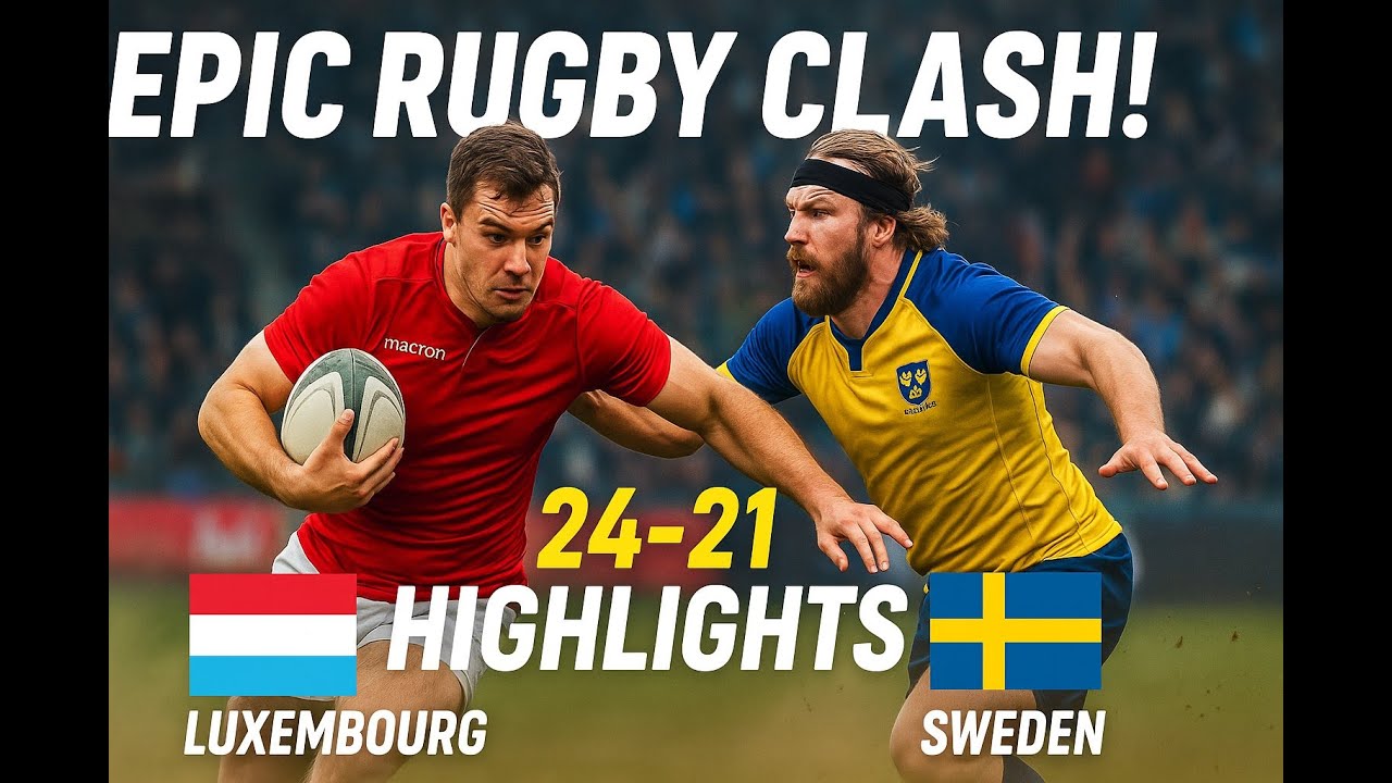 Luxembourg v Sweden Rugby Highlights