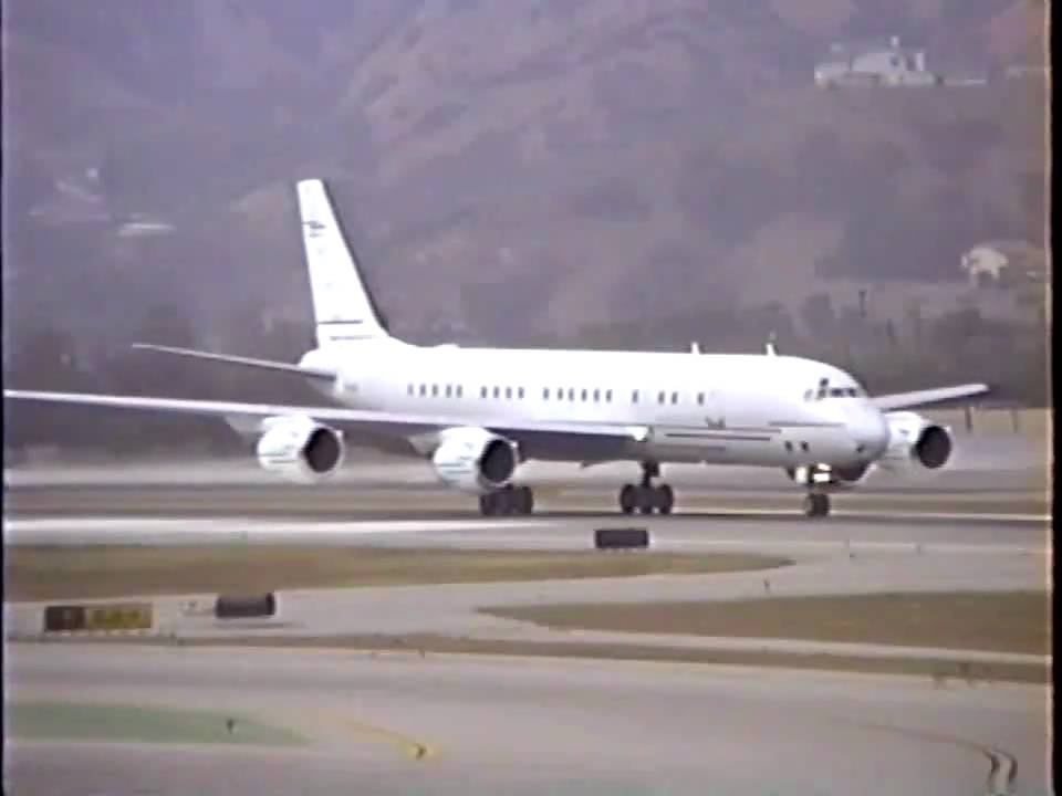 McDonnell Douglas DC-8-72 Departing BUR