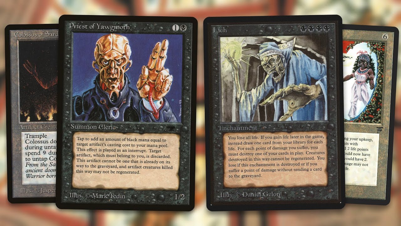 Black Artifatcs vs Lich Combo | Round 4 Raging Bull Series | Magic The Gathering, MTG 93/94