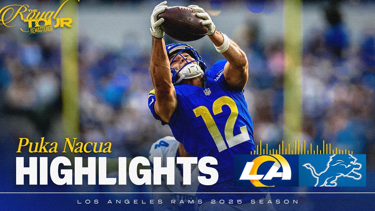 Puka Nacua's Best Catches From 181-Yard Game vs. Lions