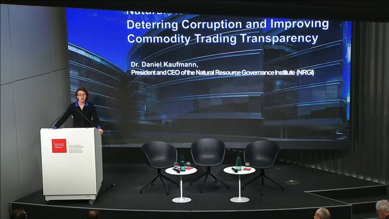 Natural resources: deterring corruption and improving commodities trading transparency