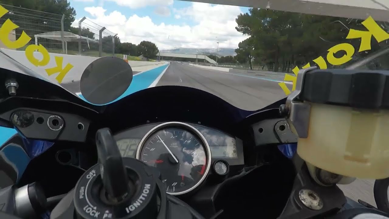 Yamaha R6 Paul Ricard 3.8km