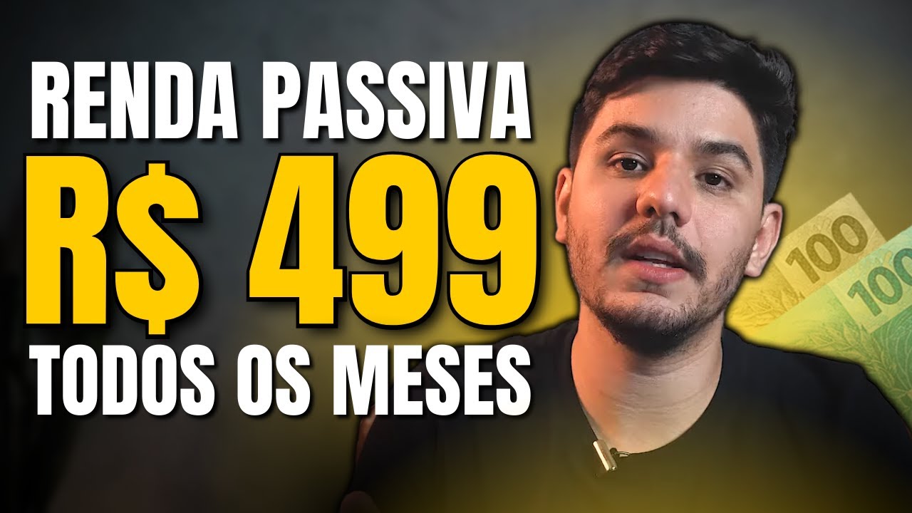 COMO GANHAR R$ 499 TODO MÊS SEM TRABALHAR?