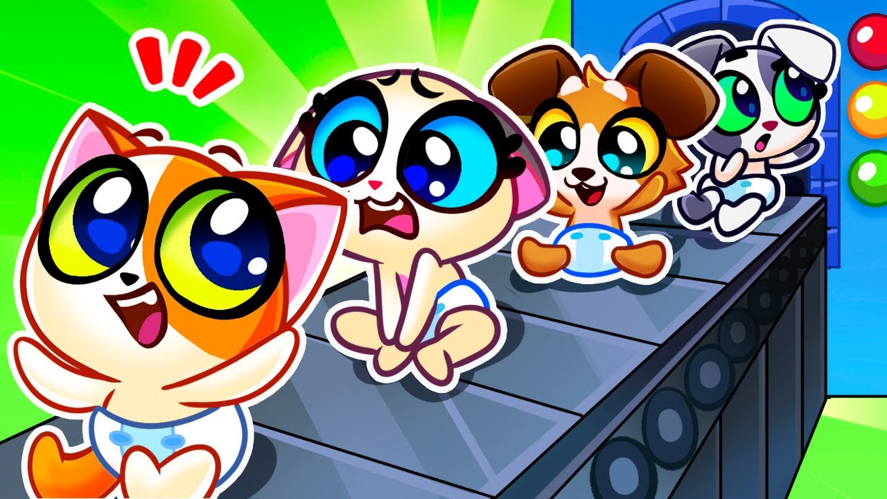 👶 So Many Babies 🤱 Meet New Sibling & Learn How to Take Care of Baby 😻 Purr-Purr Stories