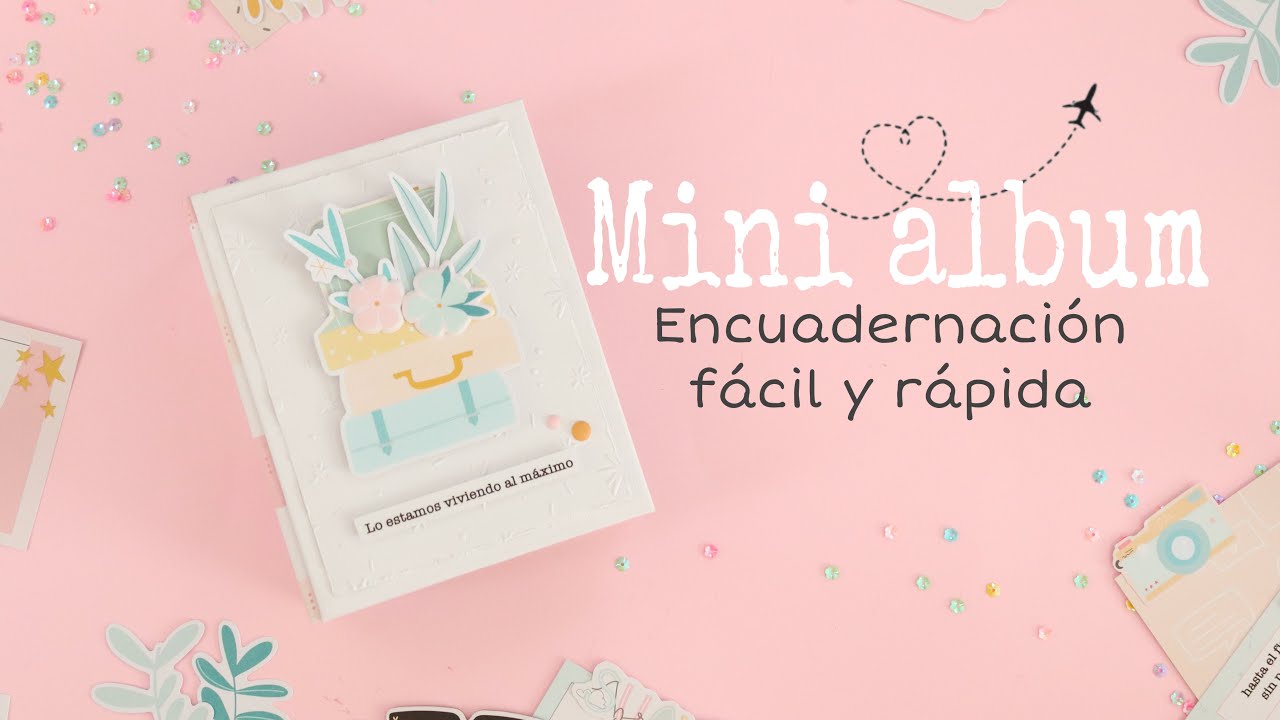 Cómo hacer album con encuadernacion facil!