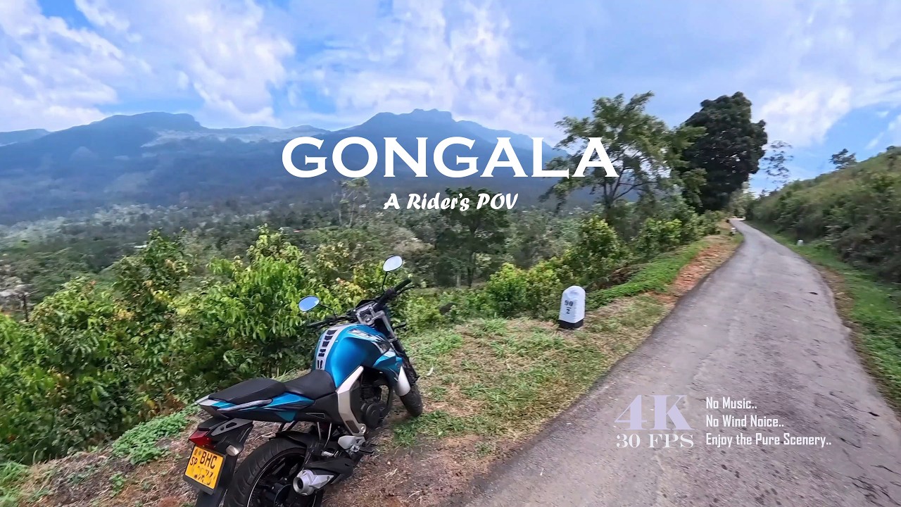 A Ride to Gongala - Testing the Tough Roads on a Sunny Day | Rider's POV | Raw Sound and Scenery.