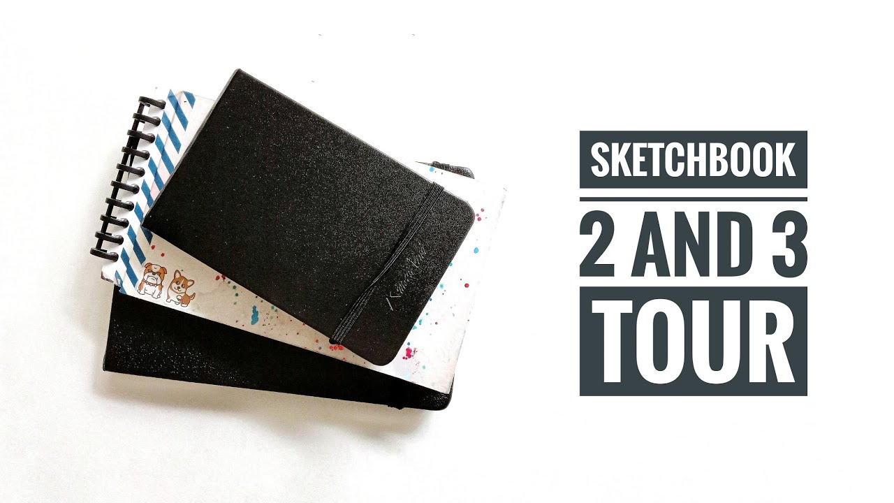 Watercolor Sketchbook Tour - Sketchbooks Two and Three