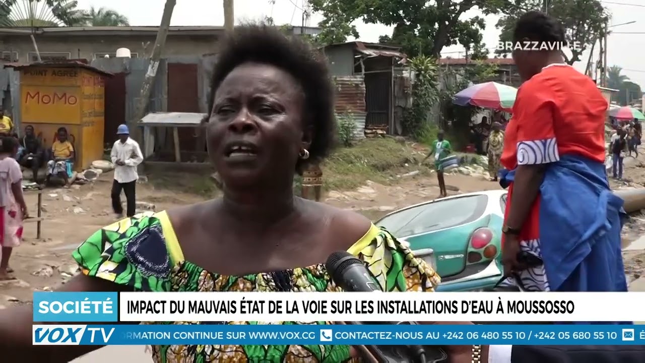 Impact du mauvais état de la voie sur les installations d’eau à Moussosso