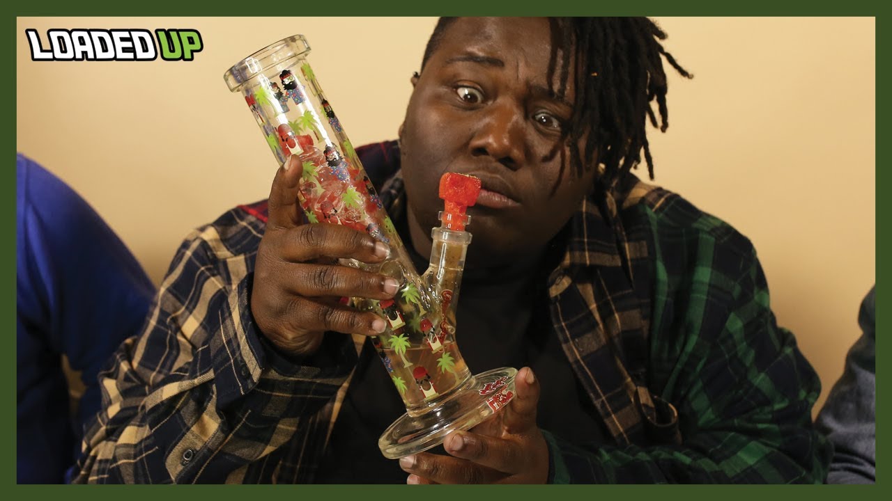 Smoking Weed With Watermelon Bong