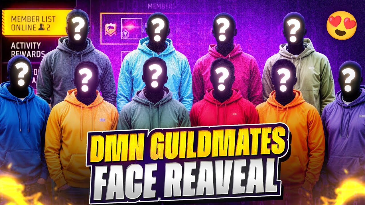Finally... DMN Guildmates Face Reveal🔥