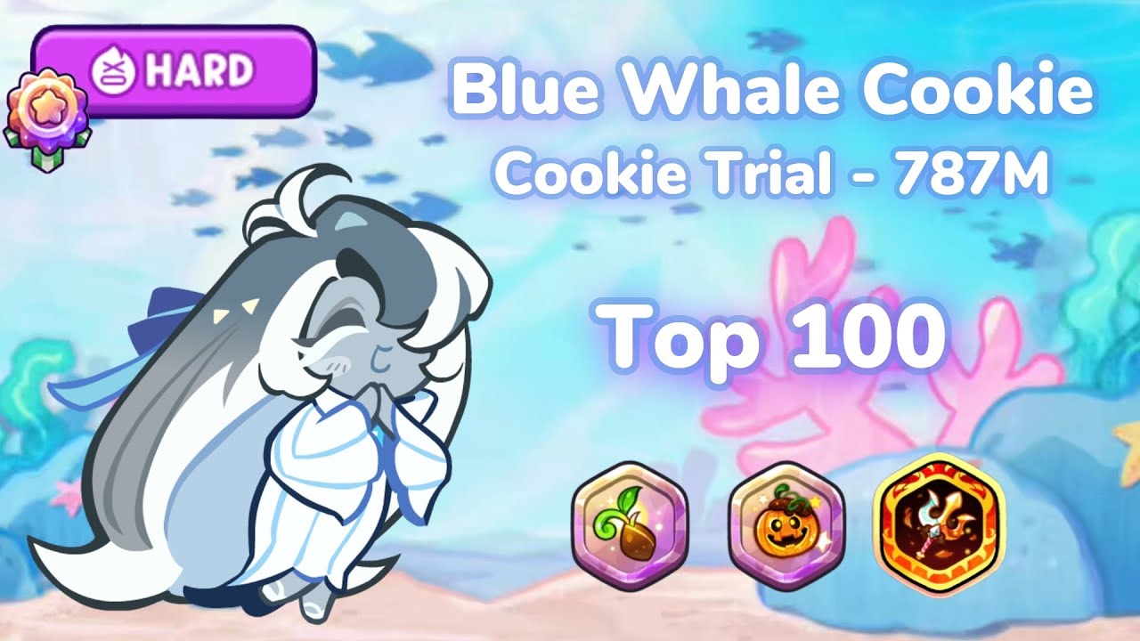 Cookie Run OvenBreak | Blue Whale Cookie Trial - 787M Top 100