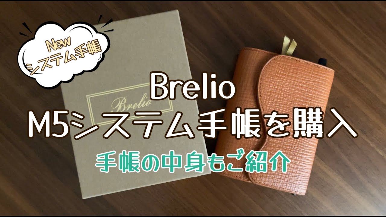 【購入品紹介】Brelio M５システム手帳を購入 / 手帳の中身もご紹介