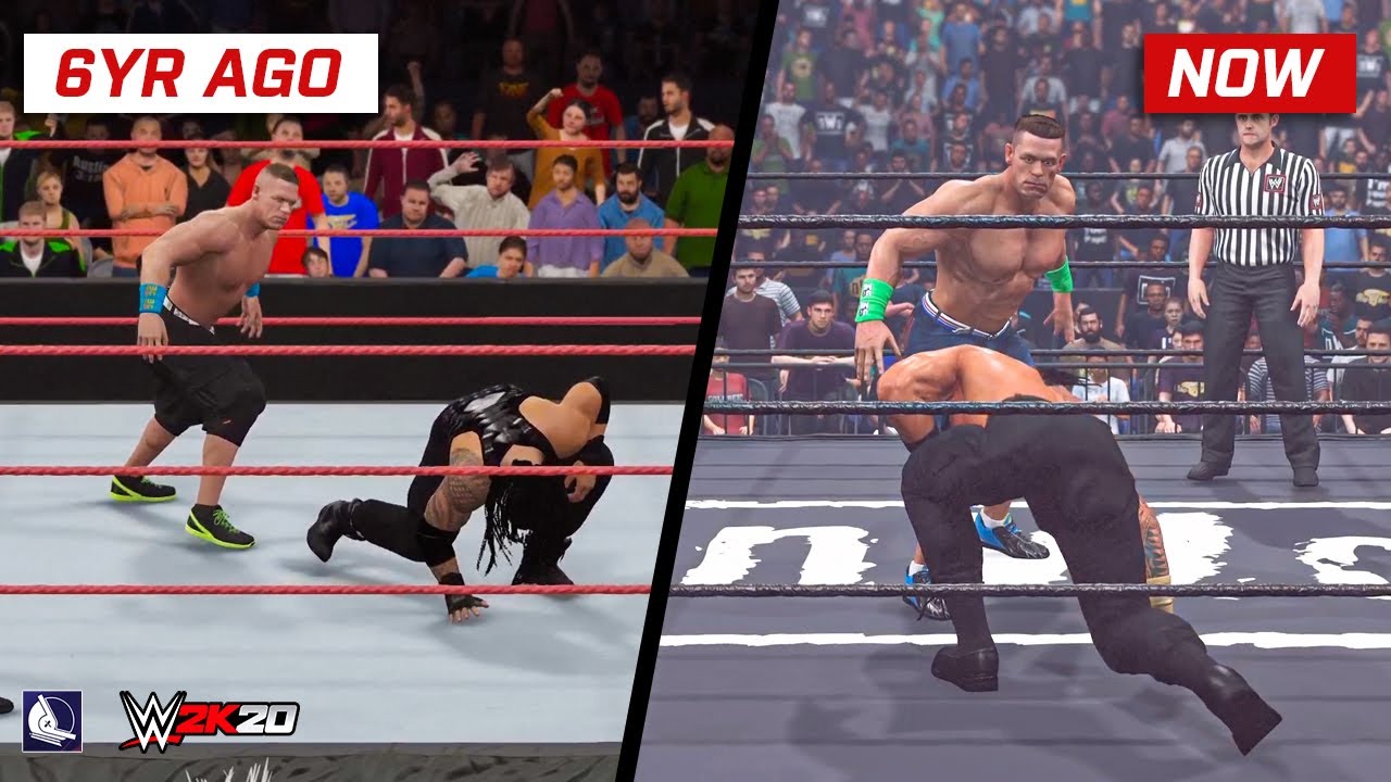 WWE 2K22 vs WWE 2K16 (epic comparison)