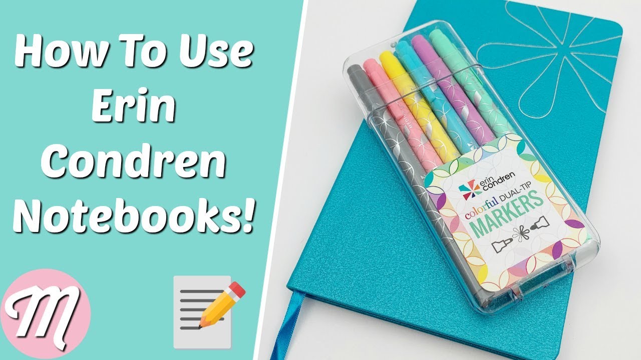 How I Use Erin Condren Notebooks! Super Cute & Functional!