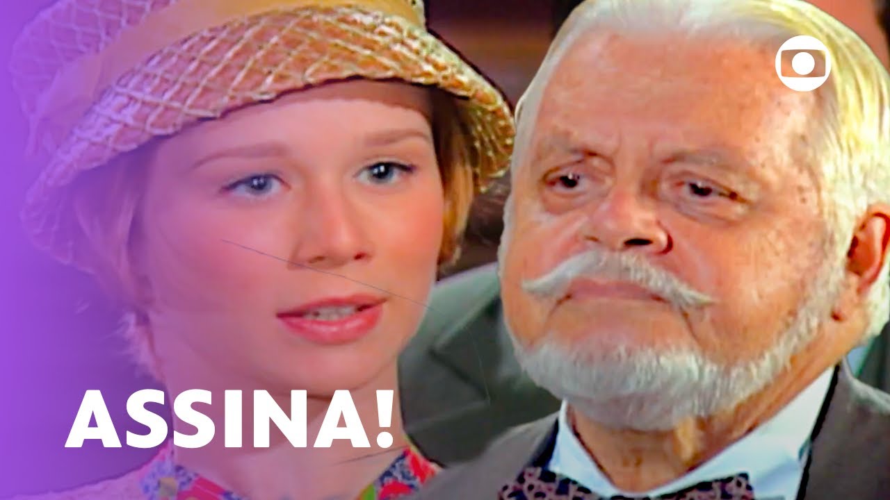 Ana pede para Klaus assinar o papel e deixar Celina livre! | Chocolate com Pimenta | TV Globo