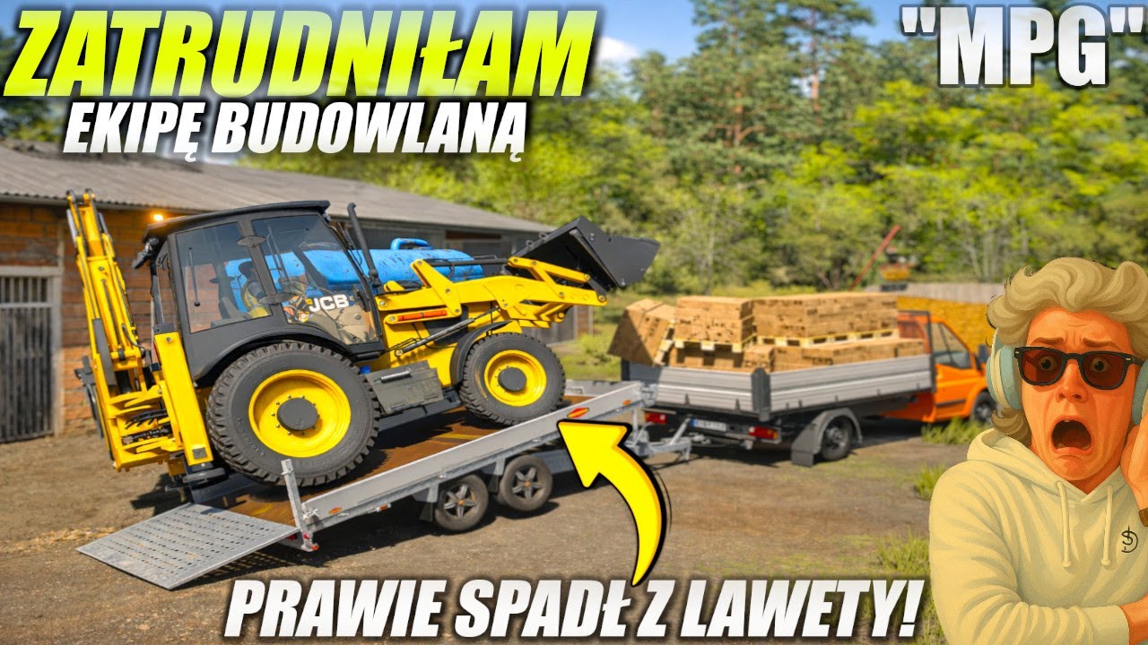 ZATRUDNIŁAM EKIPĘ BUDOWLANĄ NA MOIM GOSPODARSTWIE!😍 CZAS UŁOŻYĆ KOSTKĘ! #MPG [#535] FS22