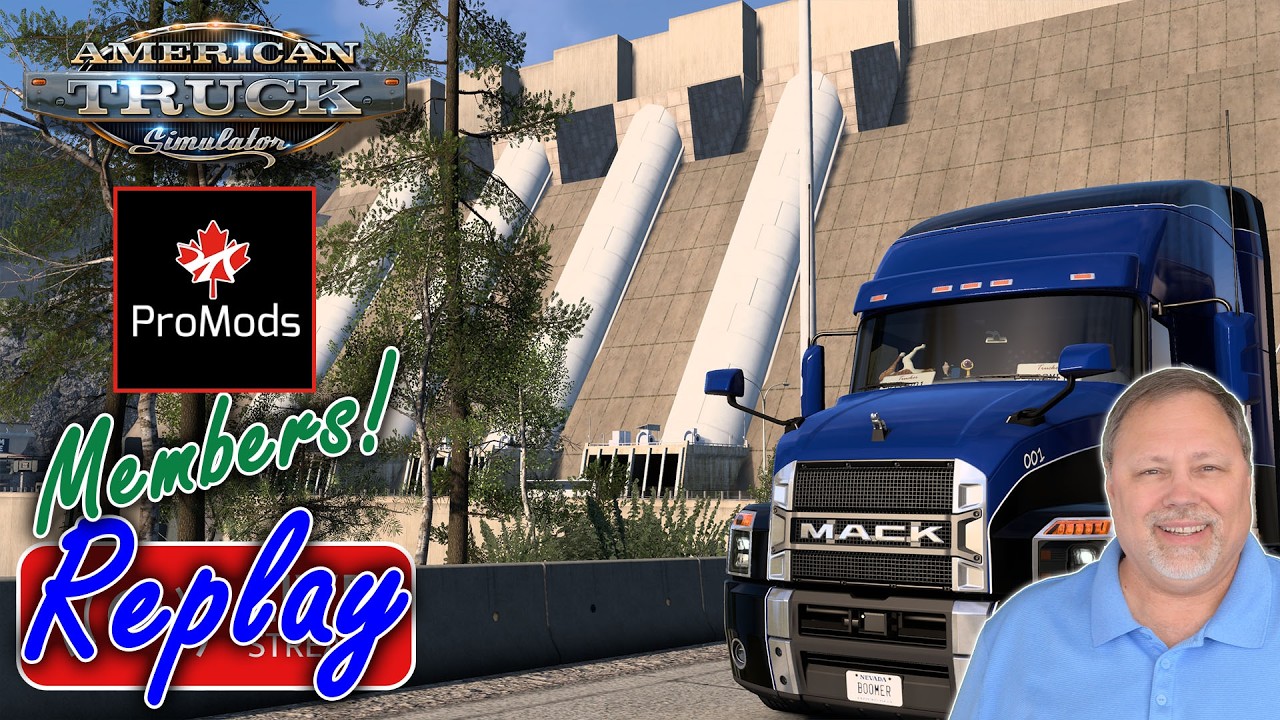 ProMods Canada 1.61 Revelstoke Dam in American Truck Simulator