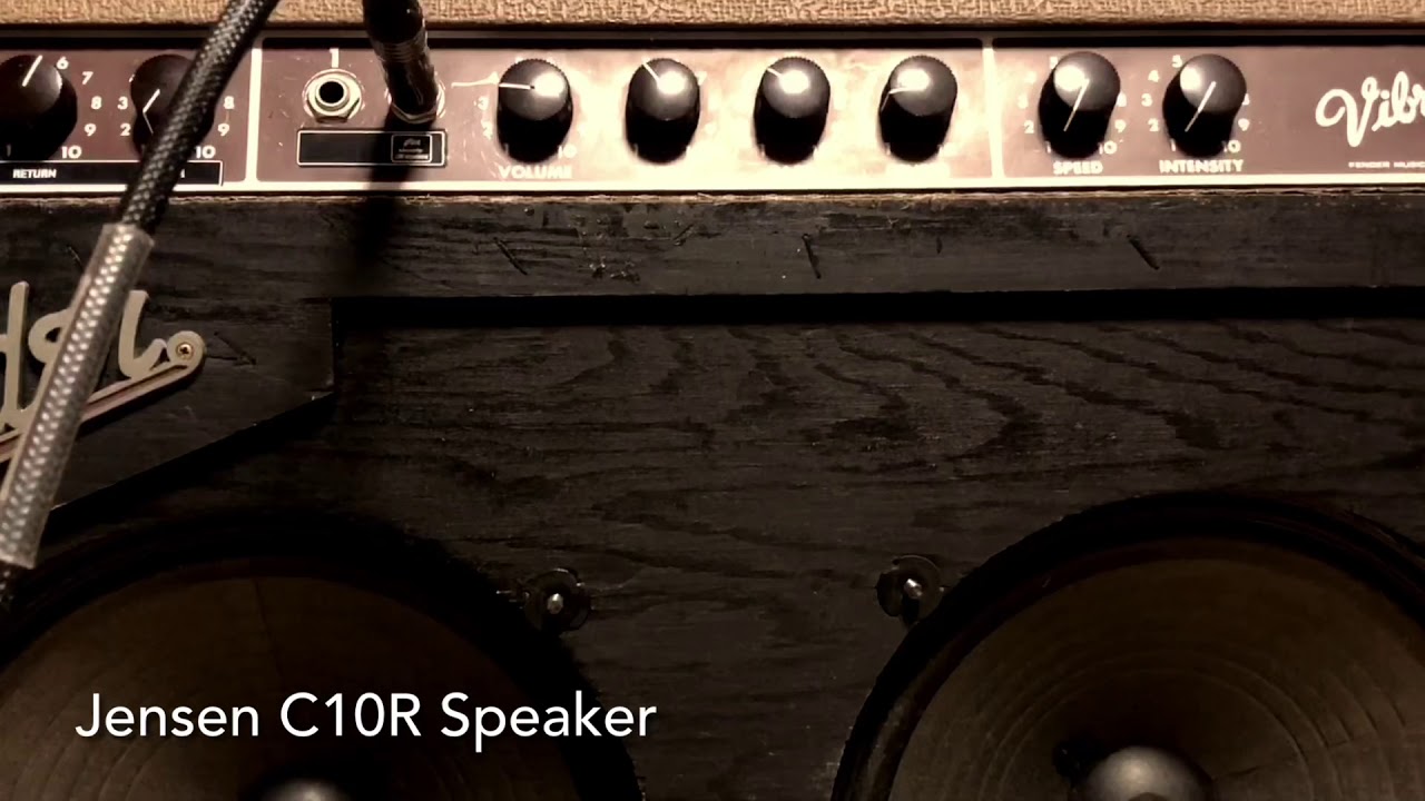 「Fender 63 Vibroverb」スピーカーを交換（JENSEN C10R vs JBL E-110）＆サウンドチェック！ 【魔法の箱研究所】