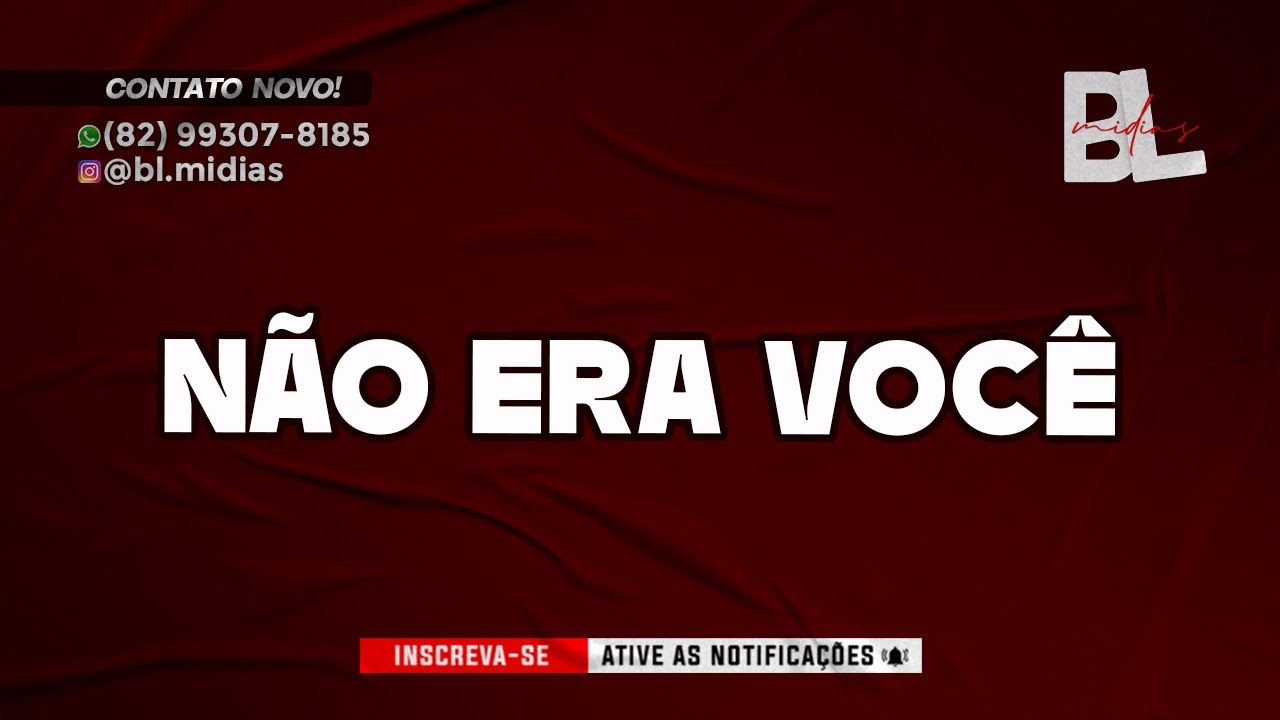 Karaokê Não era você - Mikael Santos (Playback Arrocha COM LETRA)
