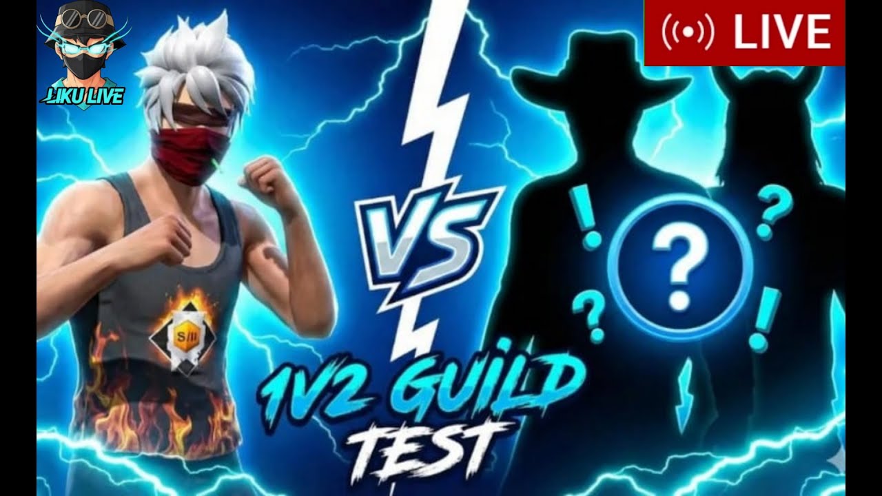 🔴MOBILE + PC 🔥 LIVE GUILD TEST 💥1V2 1V4 JOIN OUR GUILD? ||GAMEPLAY REACTION😱WITH ID CHECK✅#guildtest