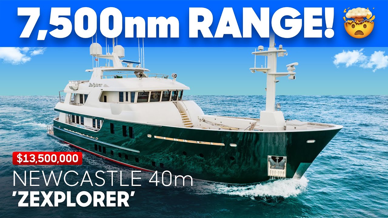 ULTIMATE Bluewater Liveaboard Explorer? 🌊 | Newcastle 40m 'ZeXplorer' Tour & Review | YachtBuyer