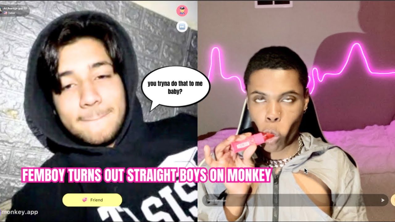 FEMBOY TROLLING ON MONKEY | HIM AND HIS FRIEND WANTED ME