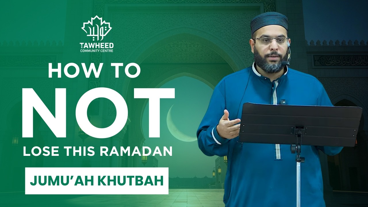 How to NOT Lose This Ramadan | Imam Ibrahim Hindy