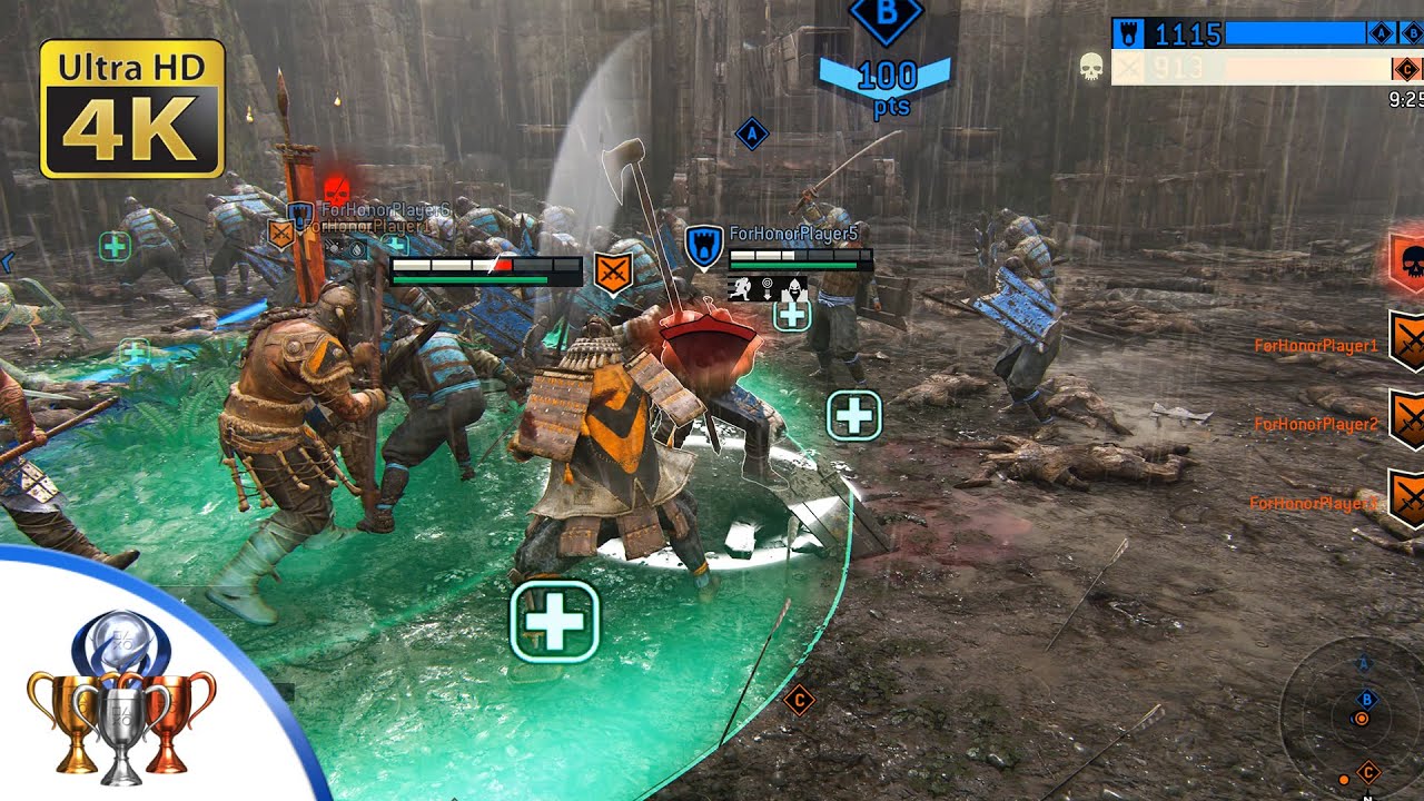 For Honor - 4v4 Online Multiplayer Gameplay (4K)