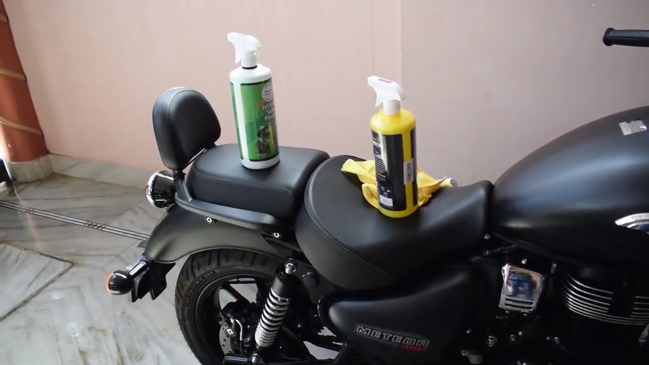 Matte and Glossy Polish || How to maintain?? || Cost?? || Royal Enfield Meteor 350 || Stellar Black