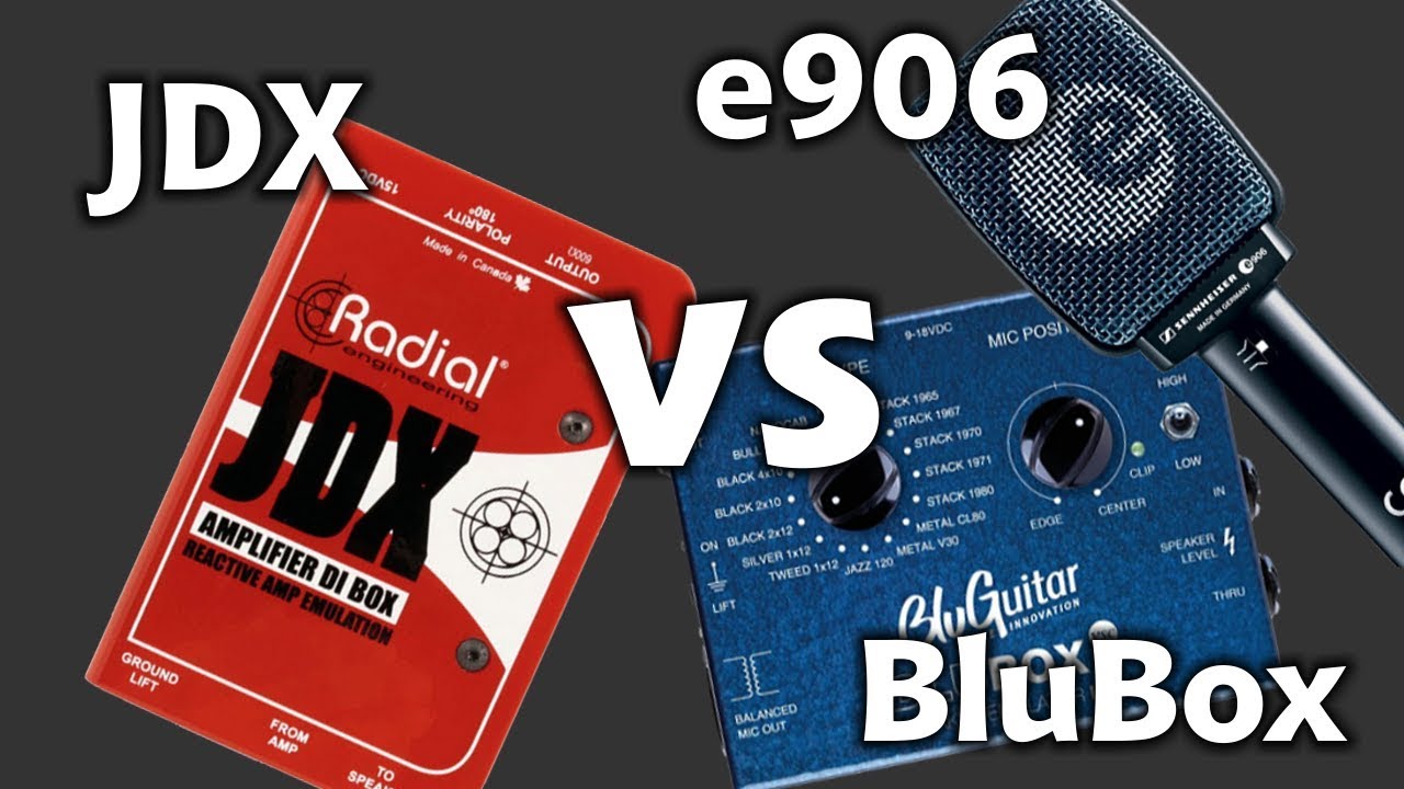Cab Sims: IR vs Analog vs Microphone (BluBox, JDX, e906)