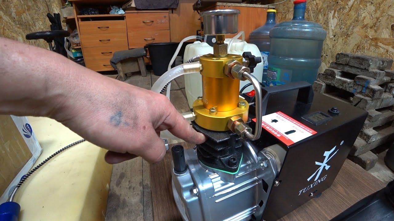 Насосы высокого давления (4500PSI/30MPA/300BA) для PCP ,дайвинга, распаковка, обзор часть1