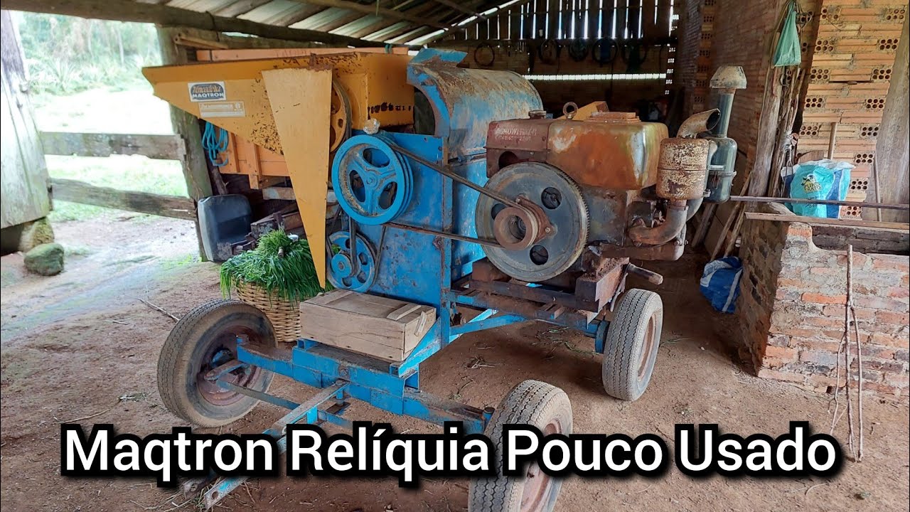 Batedor De feijão /Trilhadeira Motor Estacionário Diesel Treze De Maio-SC