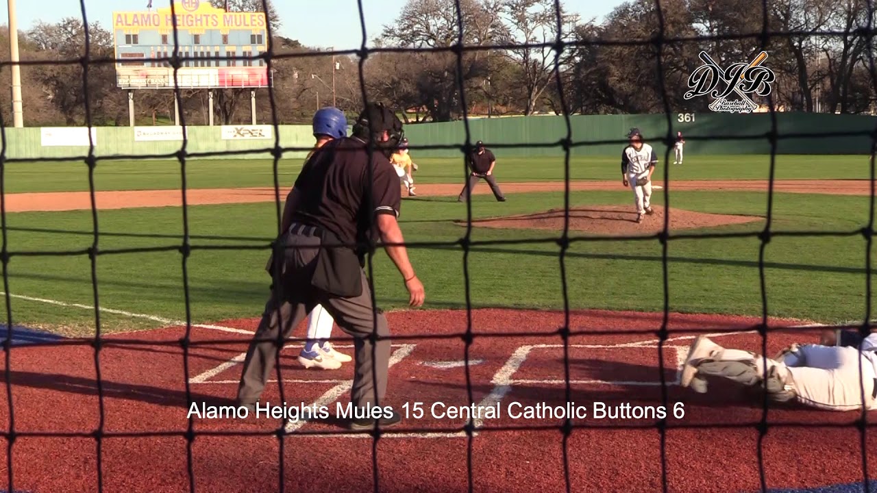 Central Catholic Buttons and Alamo Heights Mules