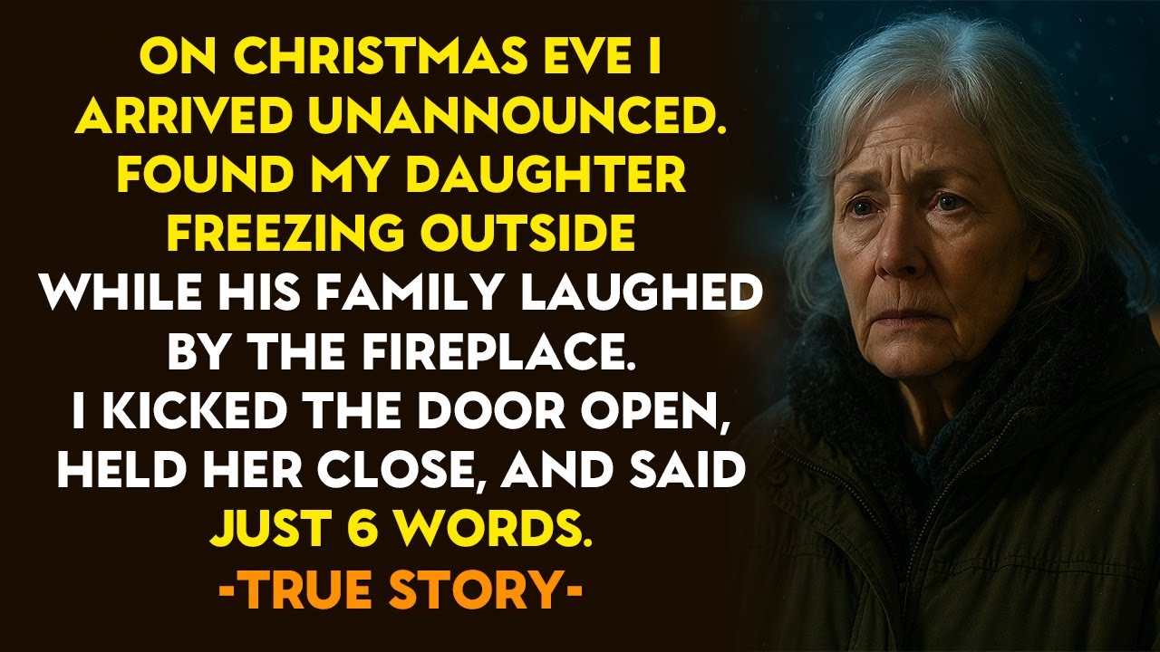 HER STORY FROM VIRGINIA 👵💔 On Christmas Eve I Found My Daughter Freezing Outside While They Laughed!