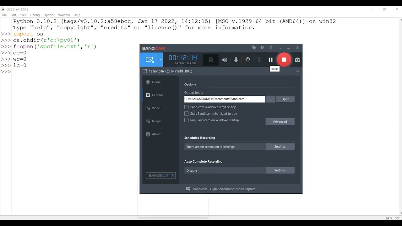 Working with Text Files in Python and write codes that actually works
