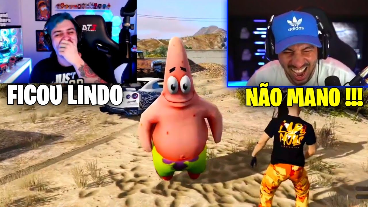 GABE TROLANDO O PIUZINHO! VIROU O PATRICK !!!